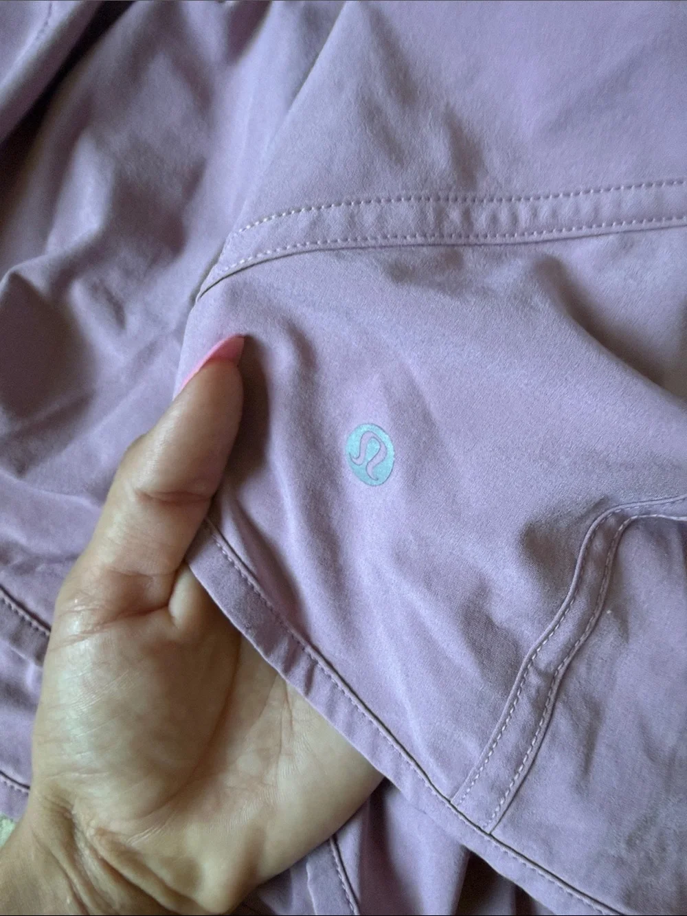 lululemon athletica Lavender Run Short with Elastic Waist